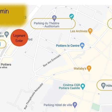 Appartement En Face De La Gare - Centre Ville Poitiers Ngoại thất bức ảnh